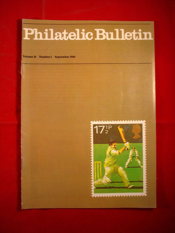 GB Stamps - British Philatelic Bulletin - Vol 18 # 1 - September 1980