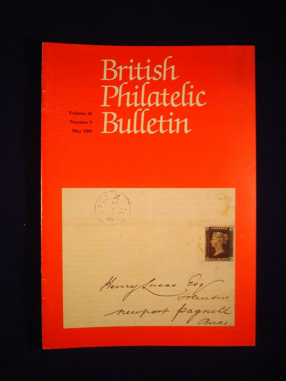GB Stamps - British Philatelic Bulletin - Vol 26 # 9 - May 1989