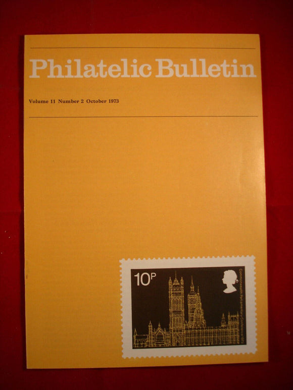 GB Stamps - British Philatelic Bulletin - Vol 11 #2 - October 1973