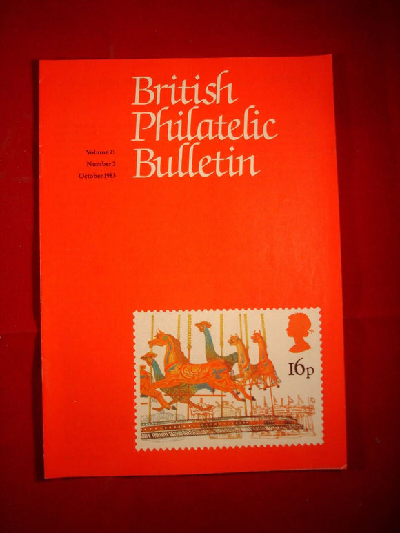 GB Stamps - British Philatelic Bulletin - Vol 21 # 2 - October 1983