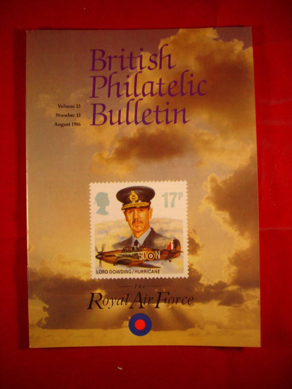 GB Stamps - British Philatelic Bulletin - Vol 23 # 12 - August 1986