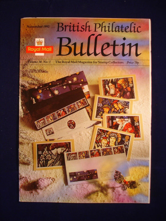 GB Stamps - British Philatelic Bulletin - Vol 30 # 3 - November 1992