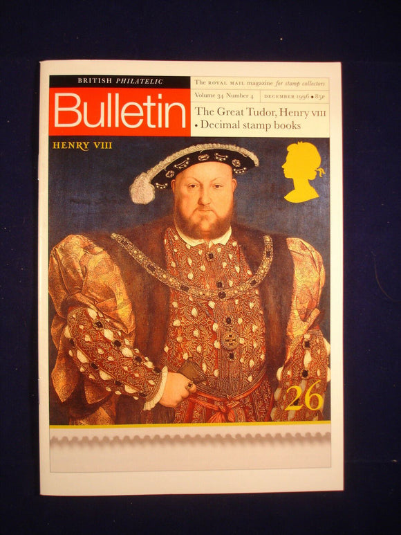 GB Stamps - British Philatelic Bulletin - Vol 34 # 4 - December 1996