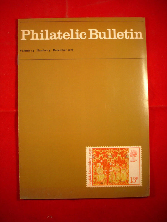 GB Stamps - British Philatelic Bulletin - Vol 14 # 4 - December 1976