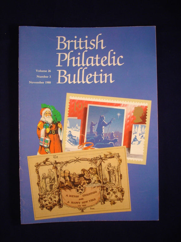 GB Stamps - British Philatelic Bulletin - Vol 26 # 3 - November 1988