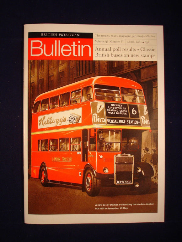 GB Stamps - British Philatelic Bulletin - Vol 38 # 8 - April 2001