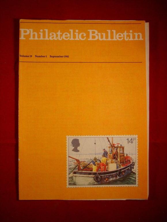 GB Stamps - British Philatelic Bulletin - Vol 19 # 1 - September 1981