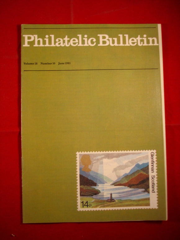 GB Stamps - British Philatelic Bulletin - Vol 18 # 10 - June 1981