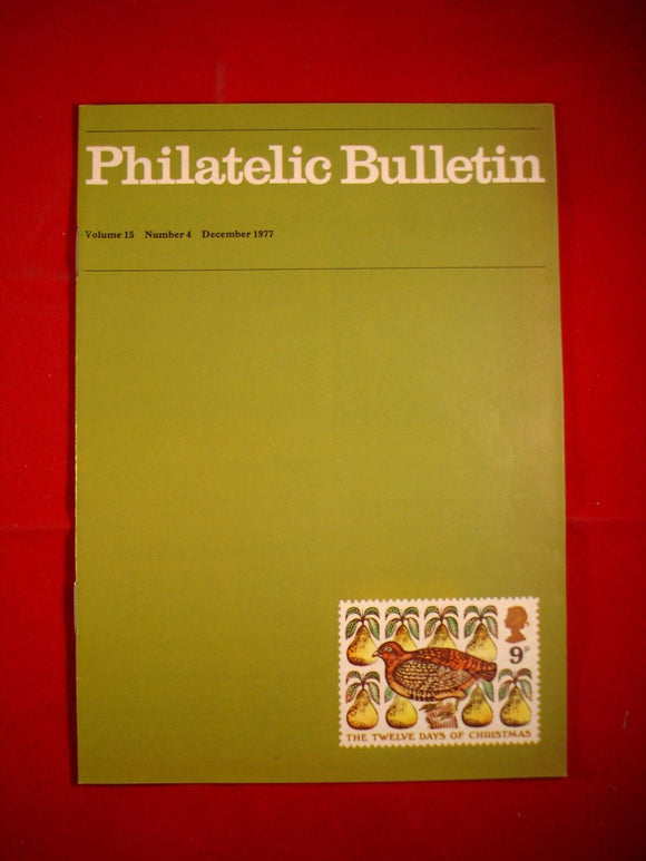 GB Stamps - British Philatelic Bulletin - Vol 15 # 4 - December 1977