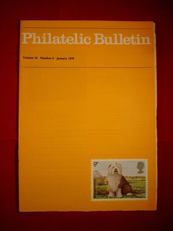 GB Stamps - British Philatelic Bulletin - Vol 16 # 5 - January 1979