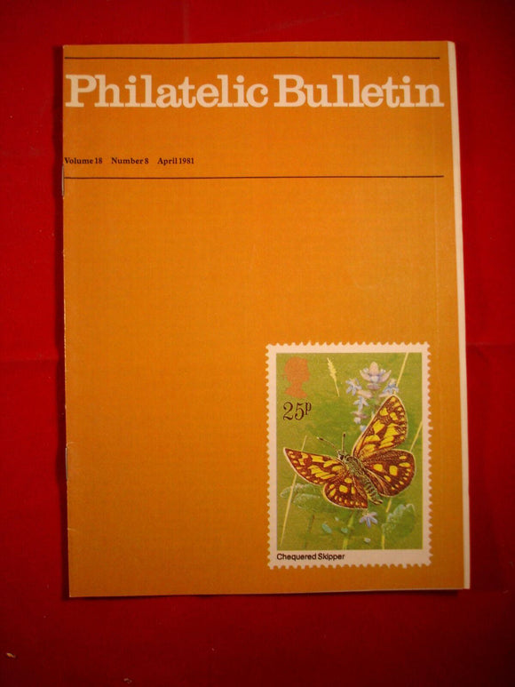 GB Stamps - British Philatelic Bulletin - Vol 18 # 8 - April 1981