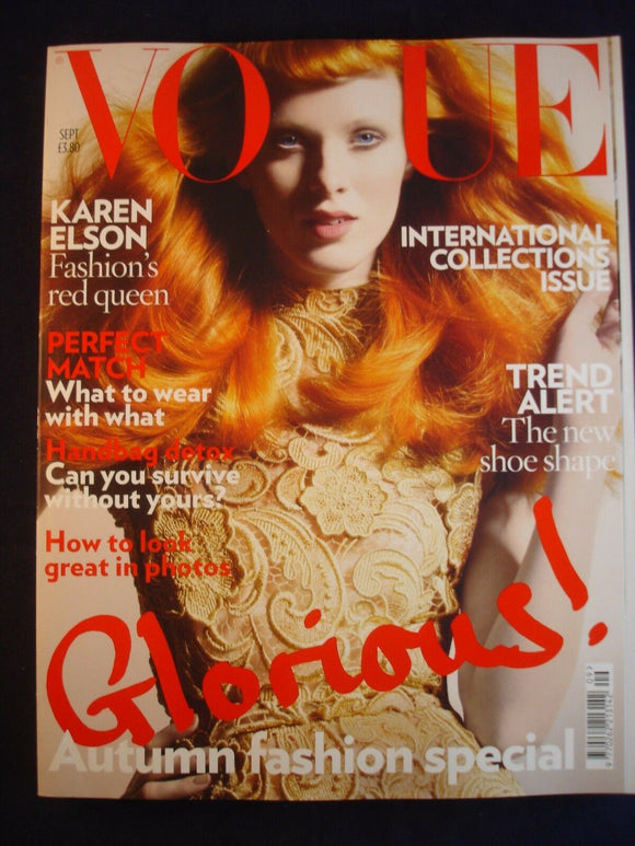 Vogue - September 2008 - Karen Elson - How to look great in photos