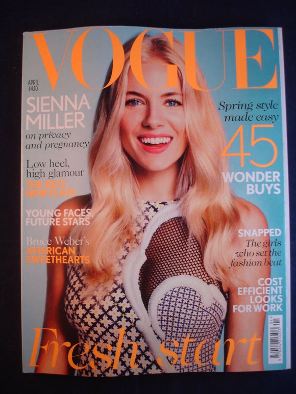 Vogue -April  2012  - Sienna Miller