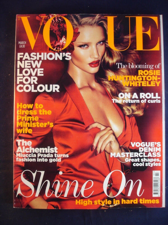 Vogue - March 2011  - Rosie Huntington-Whiteley