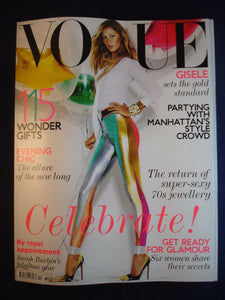 Vogue - December 2011  - Gisele