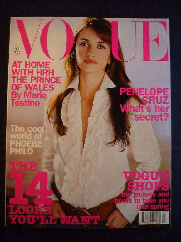 Vogue - February 2002 - Penelope Cruz