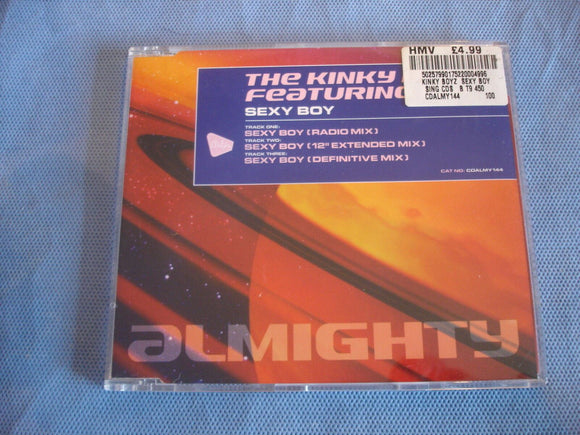 Kinky Boys ft. Kia - Sexy Boy - CDALMY144 - CD Single (B1)