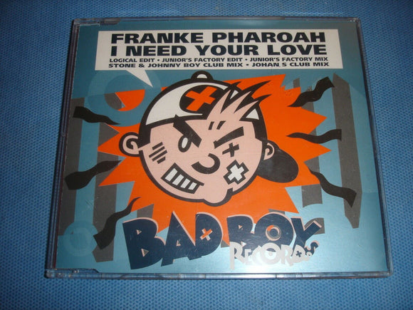 Franke Pharoah - I need your love - Bad BCD 11-  CD Single (B1)