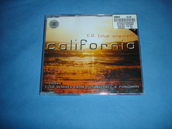 C.O. Club Orientated - California - CD Single - CDTOON25