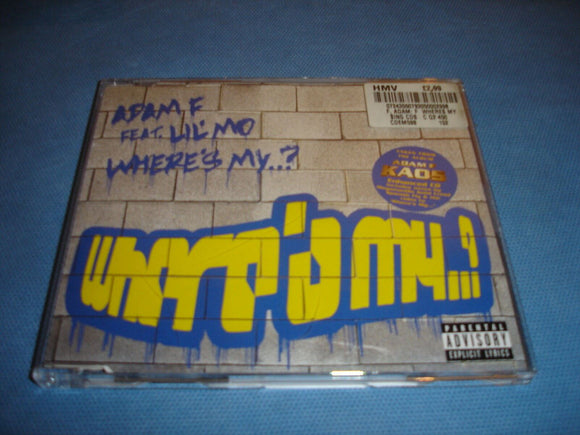 Adam F ft Lil Mo - Where's my - CD Single - CDEM598