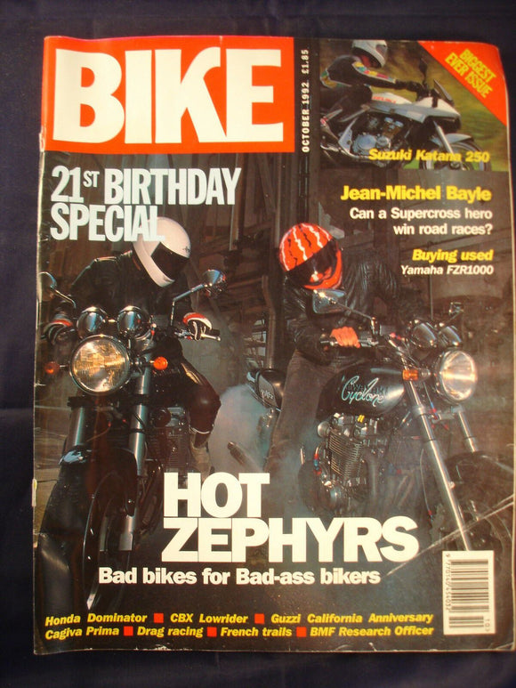 Bike - October 1992 - FZR1000 - Bad bikes for badass bikers