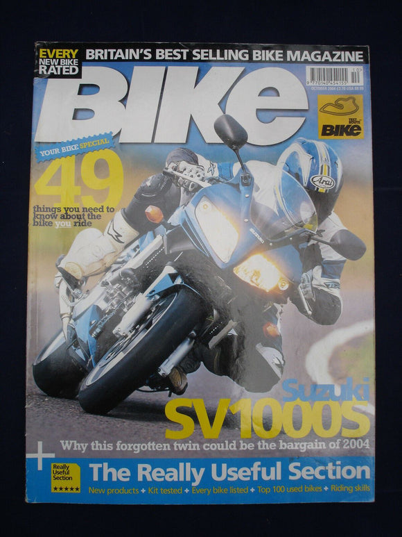 Bike Magazine - Oct 2004 - Suzuki SV1000s - Your bike special