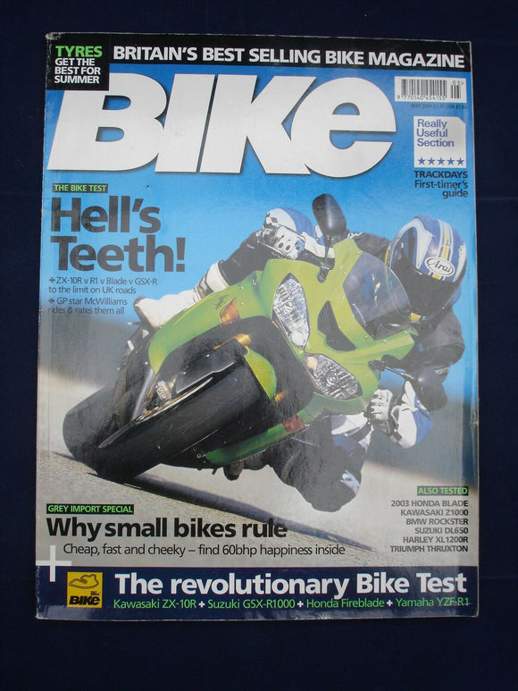 Bike Magazine - May 2004 - Trackdays, First timer's guide - why small bikes rule