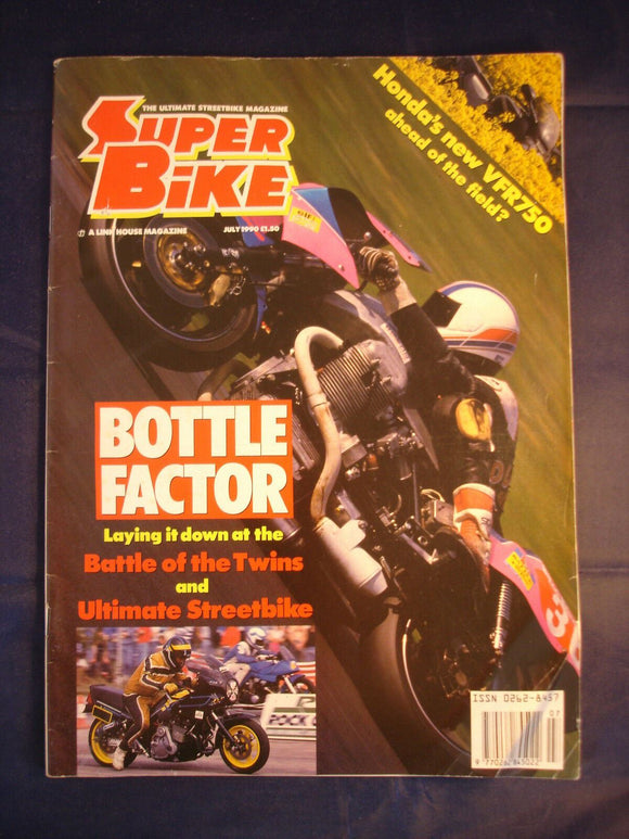 Super Bike - July 1990 - Honda VFR 750