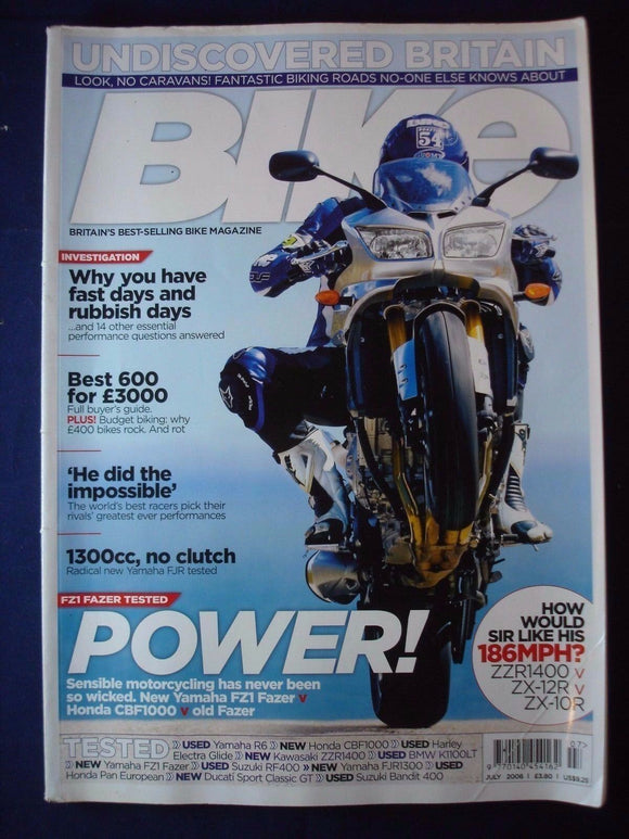 Bike Magazine - July 2006 - ZZR1400 - ZX 12R - ZX 10R