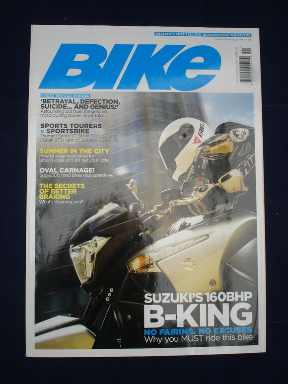 Bike Magazine - Oct 2007 - Sprint ST - F800 ST - Ducati ST3s - GSX-R750