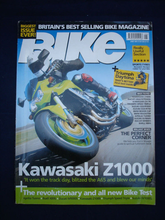 Bike Magazine - June 2003 - Kawasaki Z1000 - The perfect corner
