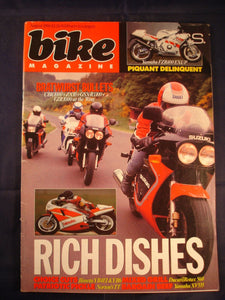 Bike magazine - August 1988 - Bimota - Norton's TT - Ducati - FZR1000 - CBR1000