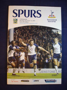 * Football Programme - Tottenham v Portsmouth - 12 December 2005