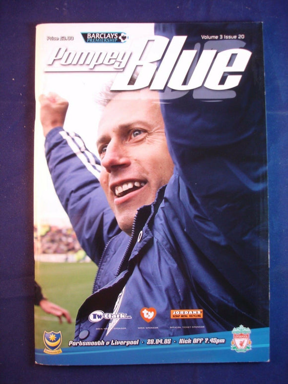 * Football Programme Portsmouth Pompey PFC v Liverpool - 20 April  2005