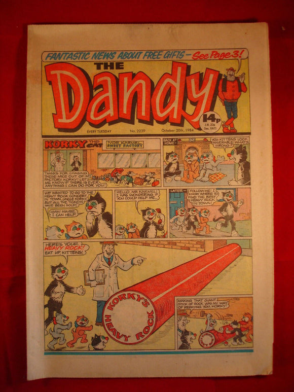 Dandy Comic - # 2239 - October 20th 1984