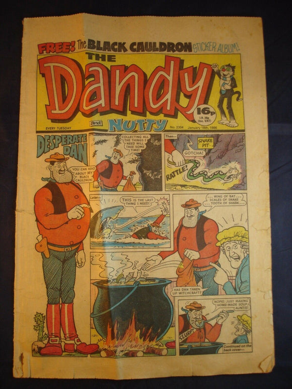 P - Dandy Comic # 2304 - 18th January 1986