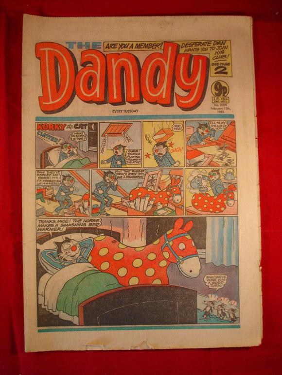 Dandy Comic - # 2099 - February 13th 1982