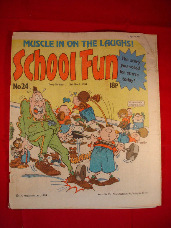 School Fun Comic - No 24 - 24th March 1984