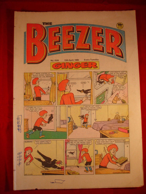 Beezer Comic - 1526 - 13th April 1986