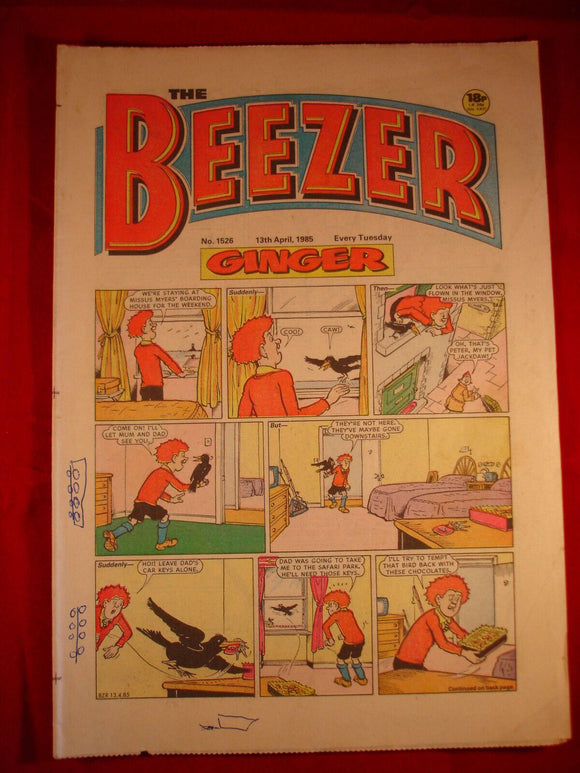 Beezer Comic - 1526 - 13th April 1986