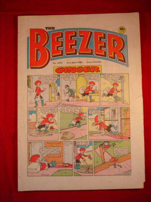 Beezer Comic - 1475 - 21st April 1984