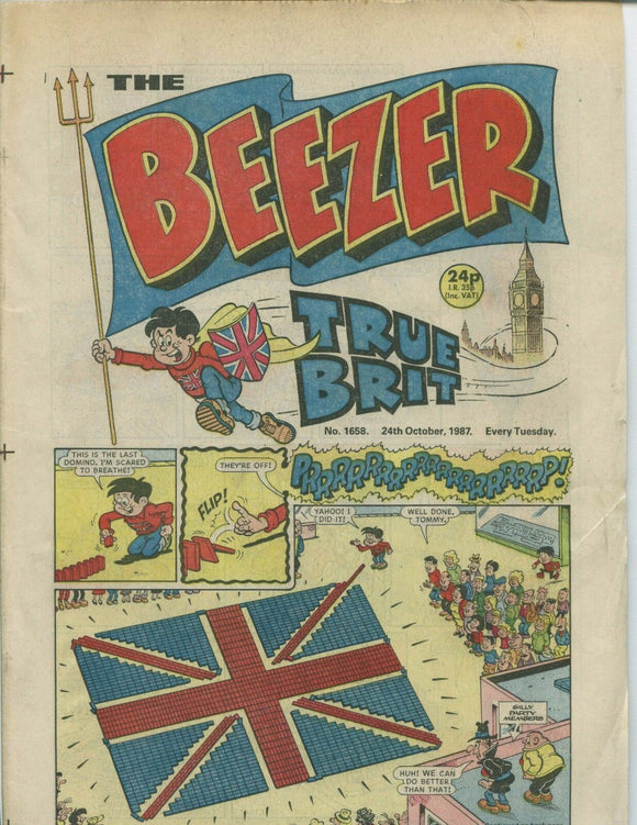 Beezer Comic - 1658 - 24th October 1987