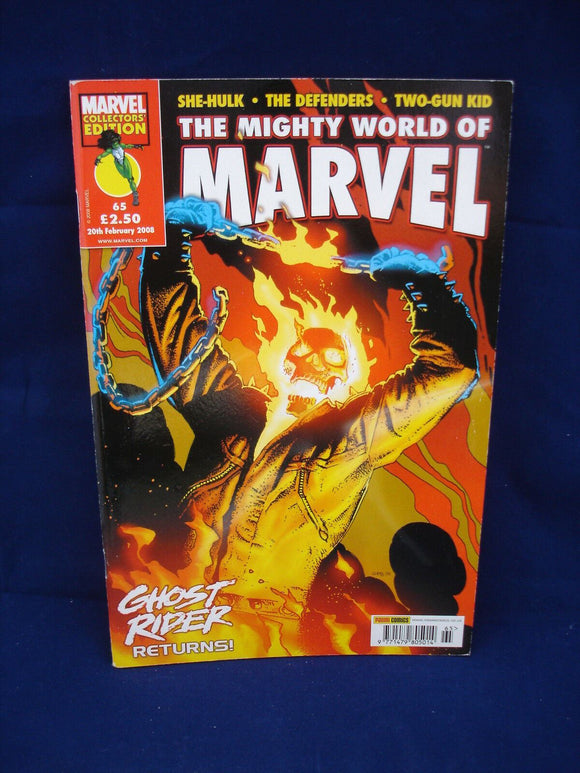 Marvel Comic - Mighty world of Marvel - # 65 - 20 Feb 2008 - Ghost rider returns