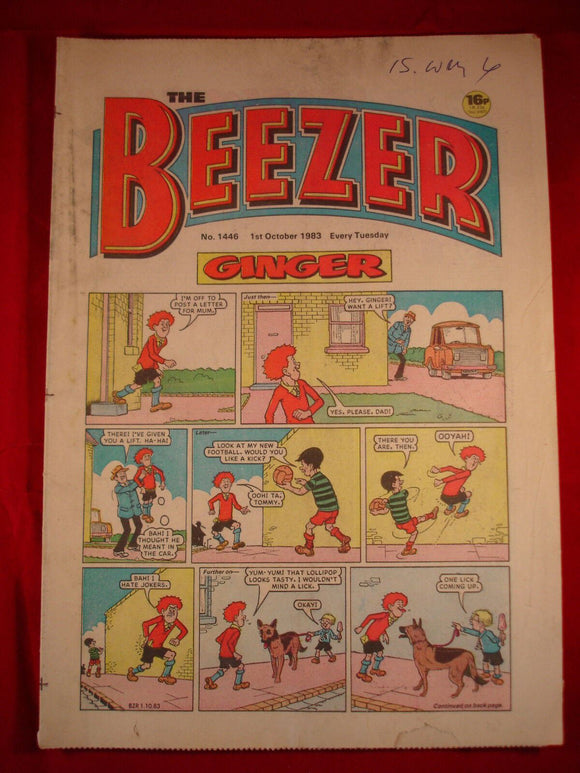 Beezer Comic - 1446 - 1st October 1983