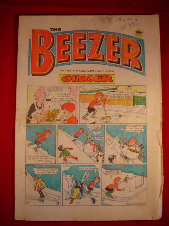 Beezer Comic - 1465 - 11th February 1984