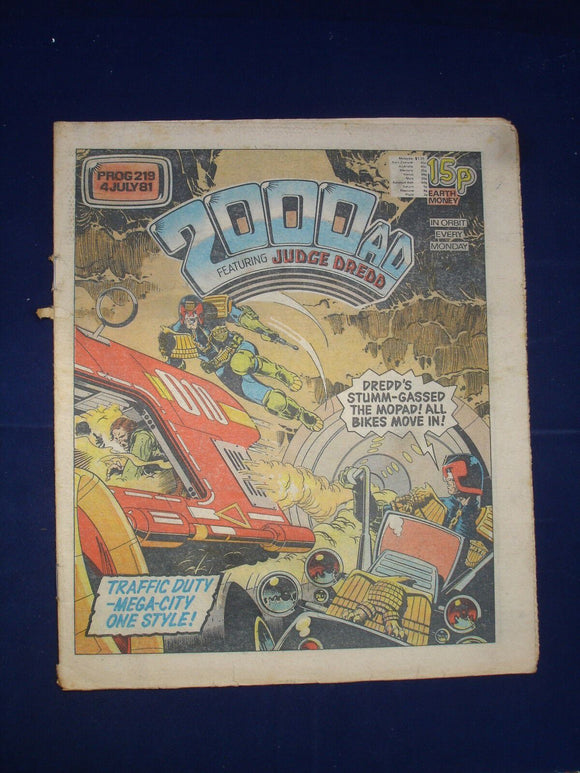 2000AD Comic - Prog 219  - (P1)