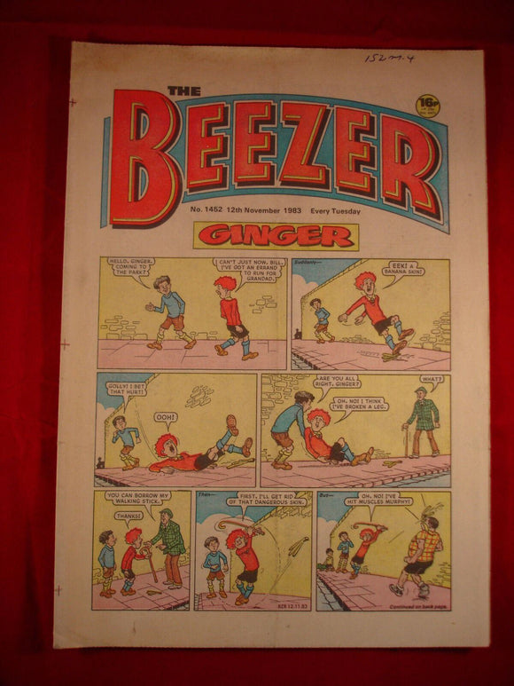Beezer Comic - 1452 - 12th November 1983