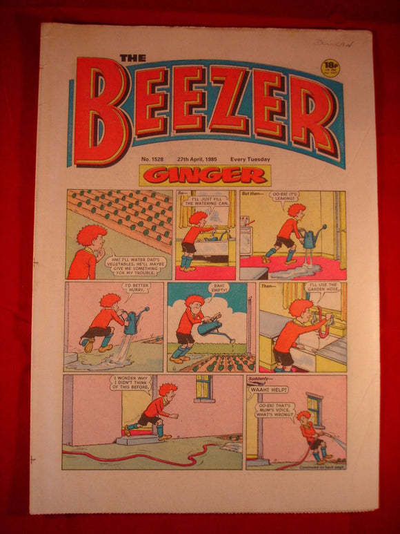Beezer Comic - 1528 - 27th April 1985
