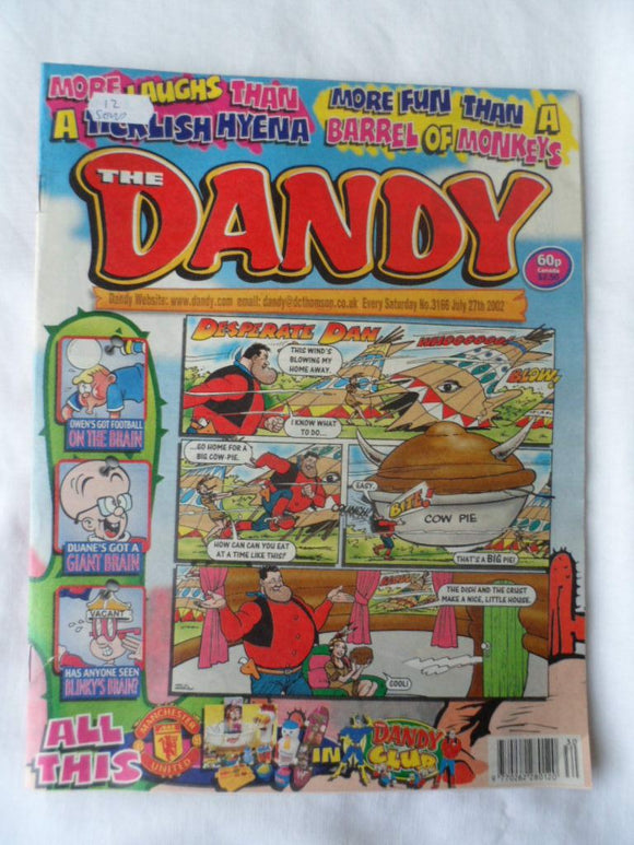 Dandy British Comic # 3166 - 27 July 2002