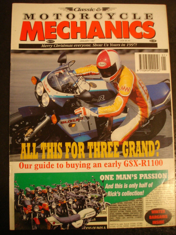 Classic motorcycle mechanics 111 - GSX-r1100 buying guide